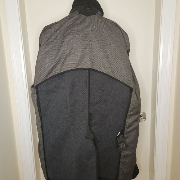 Wool Leather Bomber Blazer Moto Jacket - Picture 12 of 15